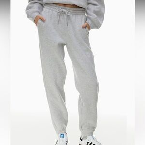 aritzia tna cozy fleece boyfriend sweatpants